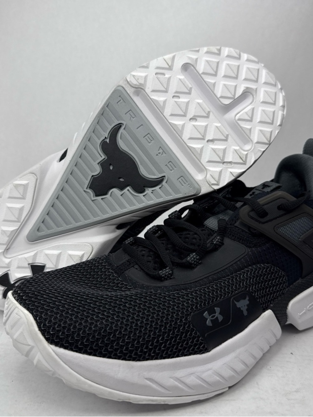 Under Armour Black and White Men's Athletic Running Shoes